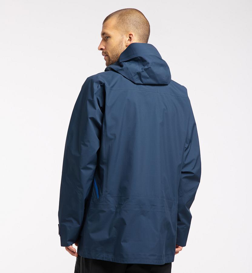 Haglöfs Mens Vassi GTX Pro Ski Jacket Dark Blue New Zealand 72358YBIO